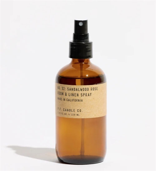 P.F. CANDLE CO. NO32 ROOM LINEN SPRAY SANDALWOOD ROSE